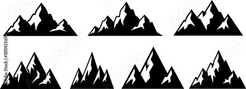 Majestic Mountain Silhouette Vector Collection

High Peak Black Mountain Outline Set

Adventure Landscape Mountain Silhouette Bundle
