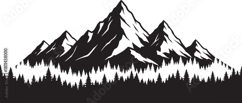 Majestic Mountain Silhouette Vector Collection

High Peak Black Mountain Outline Set

Adventure Landscape Mountain Silhouette Bundle