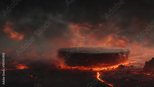 Wallpaper Mural Inferno Lava Display Platform Torontodigital.ca