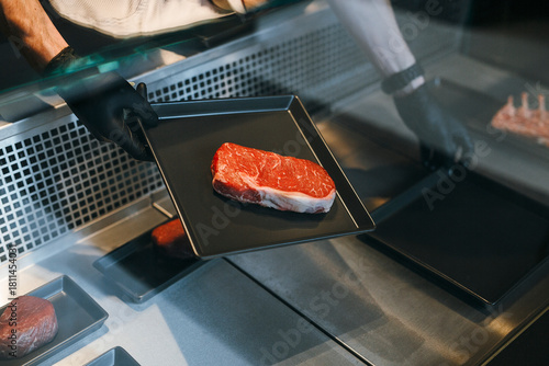  angus beef in butchery 