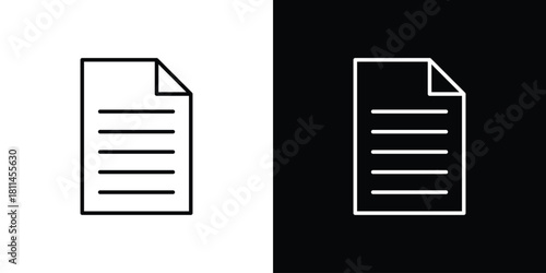 File icons symbols. Collection of simple black icons