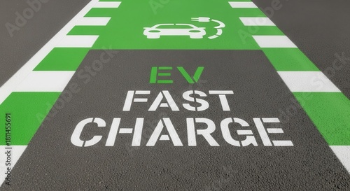 Electric Vehicle Charging Station: Modern Eco-Friendly Infrastructure For Sustainable Transportation