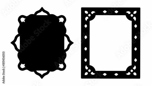 Elegant ornamental frames offer a sophisticated touch for your designs and creative projects, perfect for invitations, announcements, or personalized crafts