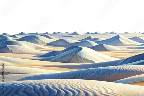 White Sands Dune Field New Mexico Endless untouched gypsum dunes shining bright white under the sun, forming wave like shapes