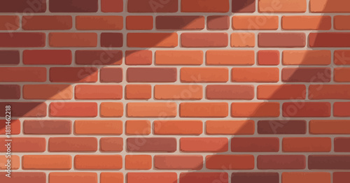 A visually striking red brick wall pattern with varied shades and textures, perfect for design projects or backgrounds seeking a contemporary, urban aesthetic in visuals.