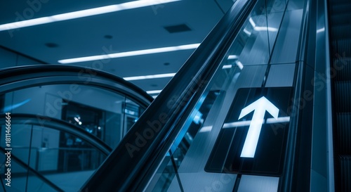 Elevator Ascension: An Abstract Architectural Depiction Of Forward Movement