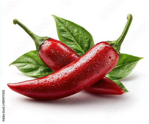Chili pepper isolated on white