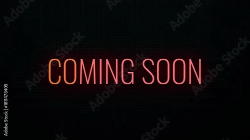Coming Soon Anticipation and Excitement Building Up, Preparing for Launch and Unveiling Something New! 4K Motion Animation
