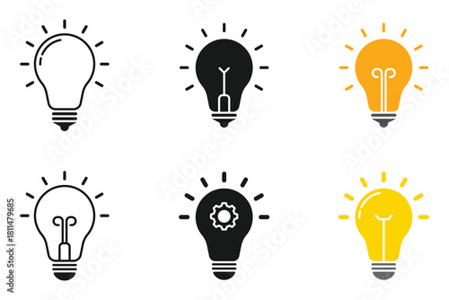 Light bulb icon. Light Bulb, Icon Symbol, Ideas, Inspiration, Lighting Equipment