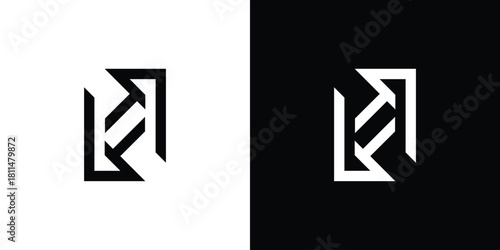 Modern and unique H letter logo design