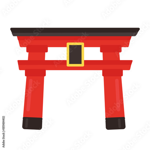 鳥居  神社  イラスト
