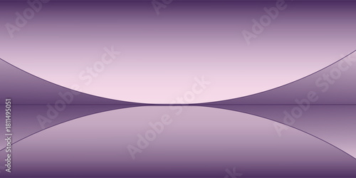 Modern abstract gradient podium background. Violet, purple and lilac empty 3d studio backdrop. Clean scene for product presentation mockup template. eps10