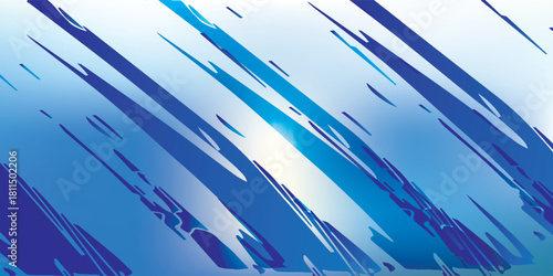 Abstract Blue Streaks: Diagonal Lines with Gradient Background Texture.
