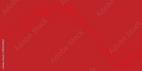 Abstract Red Fintech Financial Technology Background Pixel Pattern. Abstract Business Technology Science