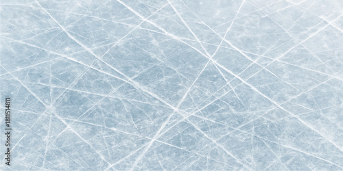 Blue ice texture background with abstract snow, cold winter nature surface pattern, and bright light frost