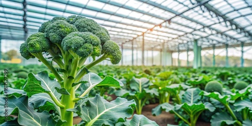 Growing broccoli in a greenhouse