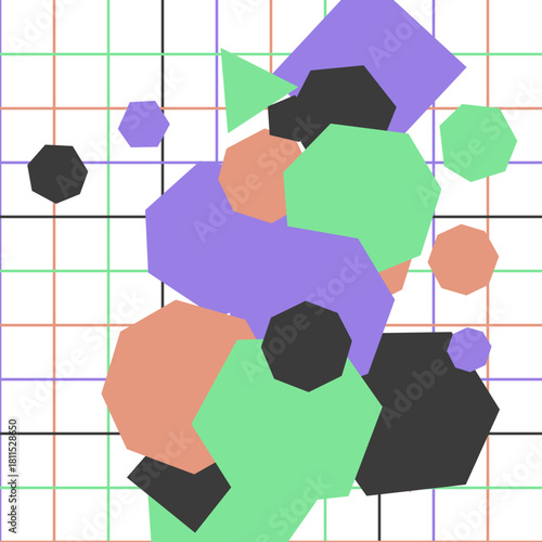 opal orchard abstract vector