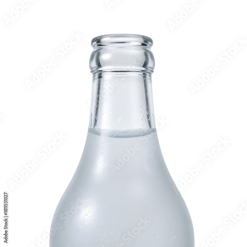 Wallpaper Mural Frosted glass bottle with icy condensation, refreshing purity Torontodigital.ca