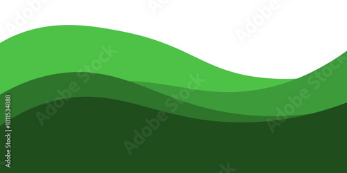 wave, green, element, monochromatic, letterhead, curved footer, curved header, footer, header, header banner, wavy, wavy element