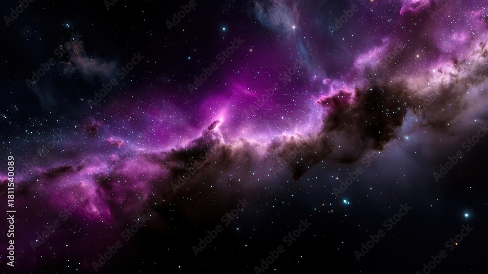 Fototapeta premium Multicolored Galaxy Cloud in the Cosmos