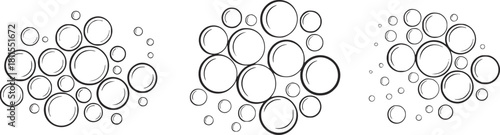 Bubble Clusters bubbles water