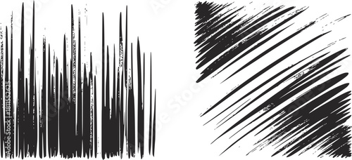 Hand Drawn Scribble Lines and Strokes texture patterns