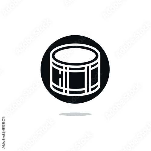 Vector illustration of band drum