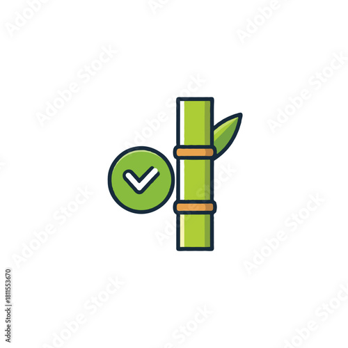Approved sustainable bamboo product showing ecological integrity promoting green environment