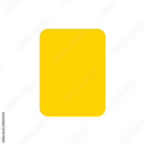 Yellow soccer or football card