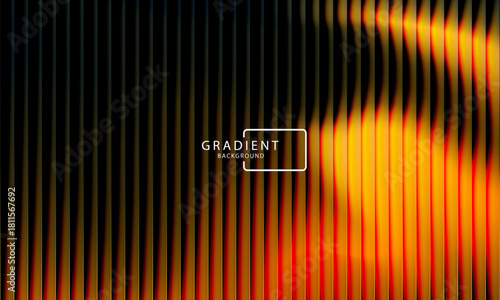 Vibrant gradient pattern with vertical glowing neon lines blending smooth and radiant colors. Minimalistic and futuristic abstract background perfect for creative digital designs. Vector illustration