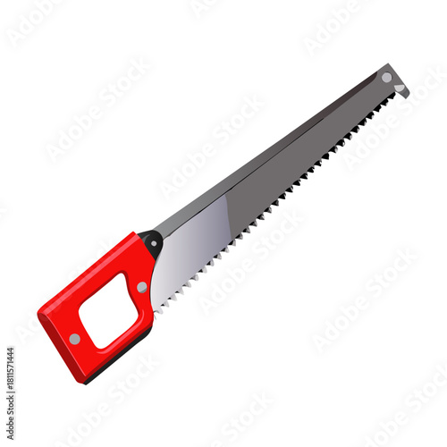 Isolated metal circular saw blade tool for wood cutting