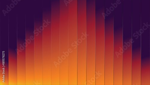 Colorful Abstract Histogram with Gradient Symmetry and Editorial Depth