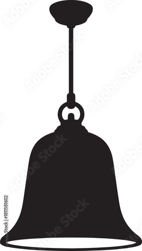 Black hanging pendant lamp elegant ceiling lighting fixture interior decorations