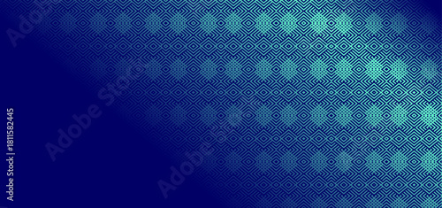 dark navy blue background with a fine geometric diamond pattern that fades subtly from right to left with teal light