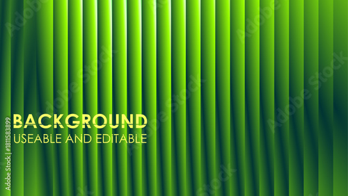 A smooth vertical bar pattern blending deep teal to bright lime green with a dynamic lighting effect for design