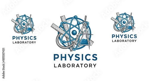 set of abstract fish icons