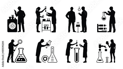 Chemical research and development in labs