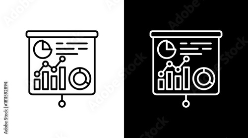 Project Presentation With Icon Set Design
