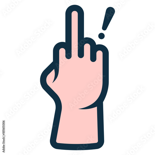 insult hand gesture icon