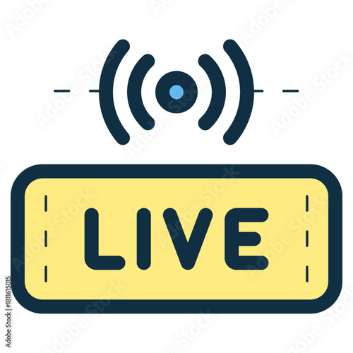 live streaming icon