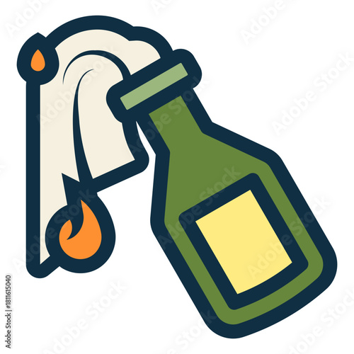 molotov cocktail icon