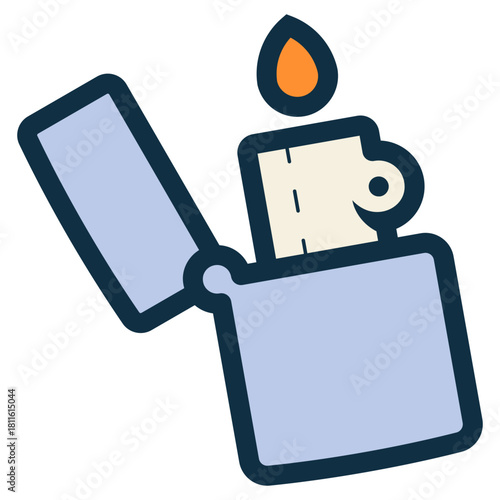 metal lighter icon