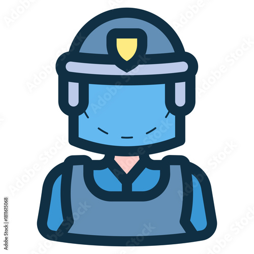 riot police icon