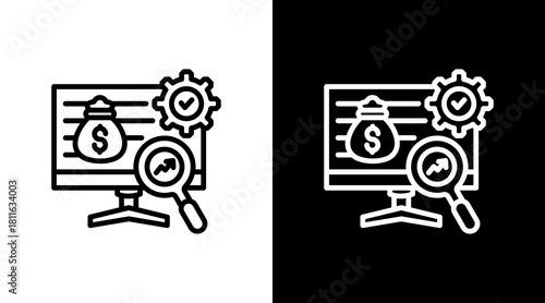 Expense Management With Icon Set Design