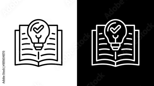 Knowledge With Icon Set Design