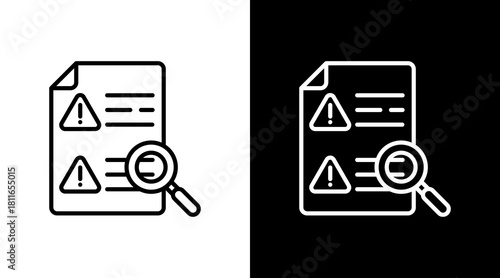 Inspection With Icon Set Design