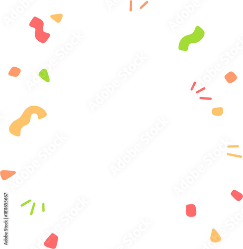 반짝이 스팽글 도형 집중 효과 드로잉