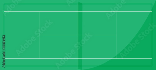 Green Tennis Court