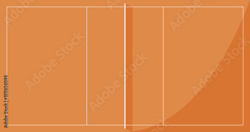 Volleyball Court Top View