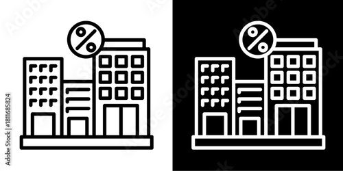 Corporate Tax   Icon Set White Style Collection